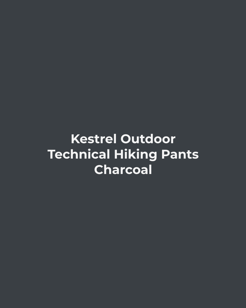 Technical Hiking Pants – Charcoal