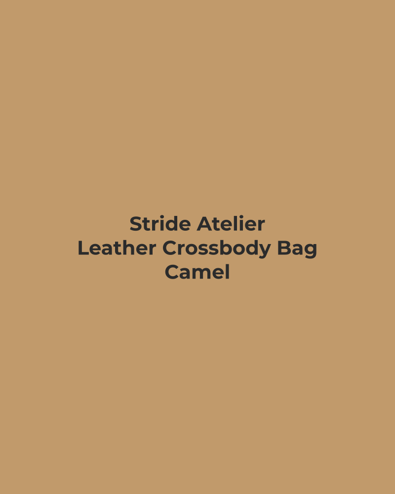 Leather Crossbody Bag – Camel