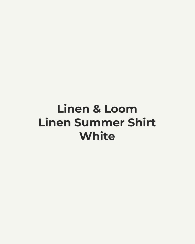 Linen Summer Shirt – White