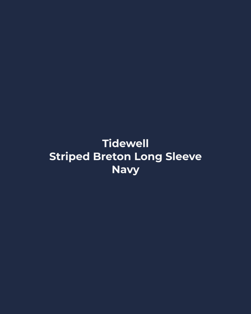 Striped Breton Long Sleeve – Navy