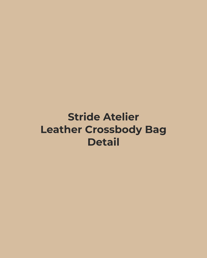 Leather Crossbody Bag – detail