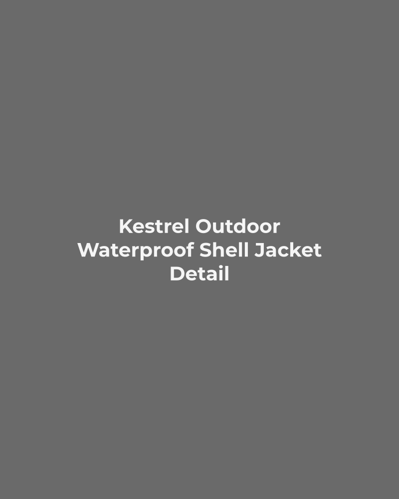 Waterproof Shell Jacket – detail