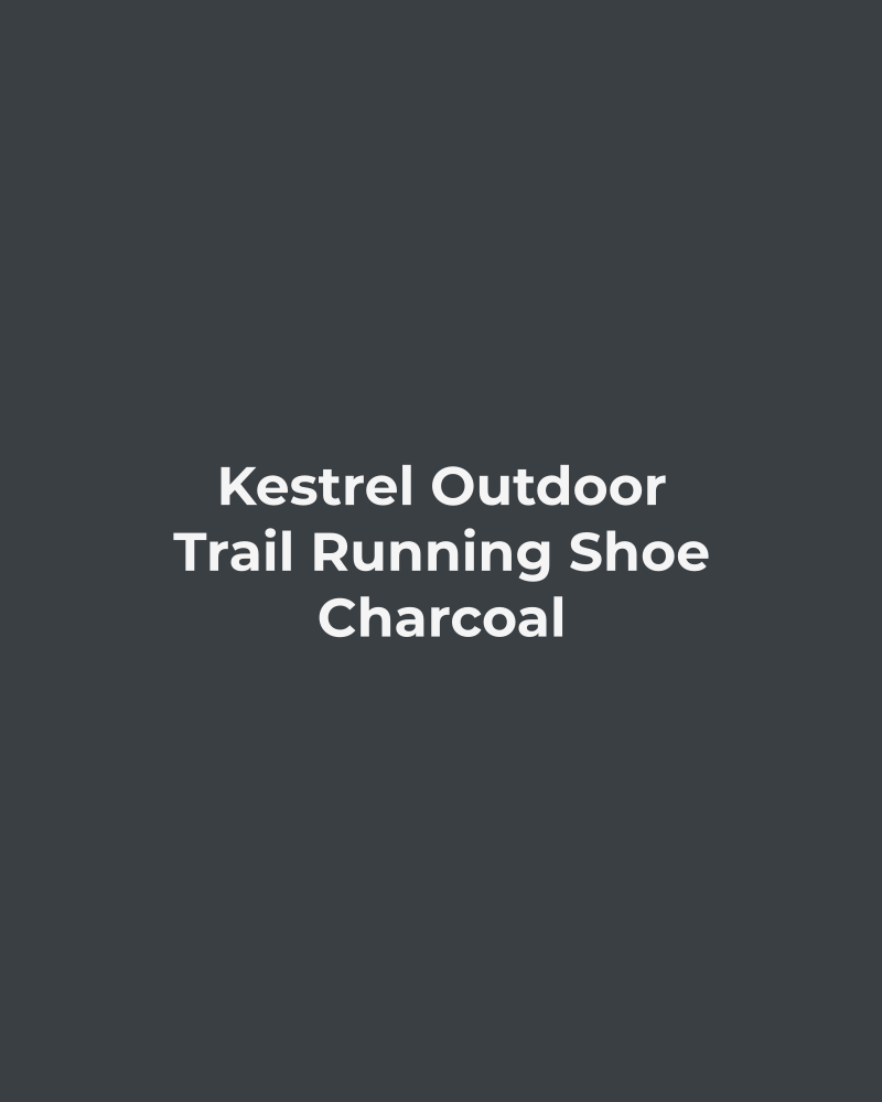 Trail Running Shoe – Charcoal