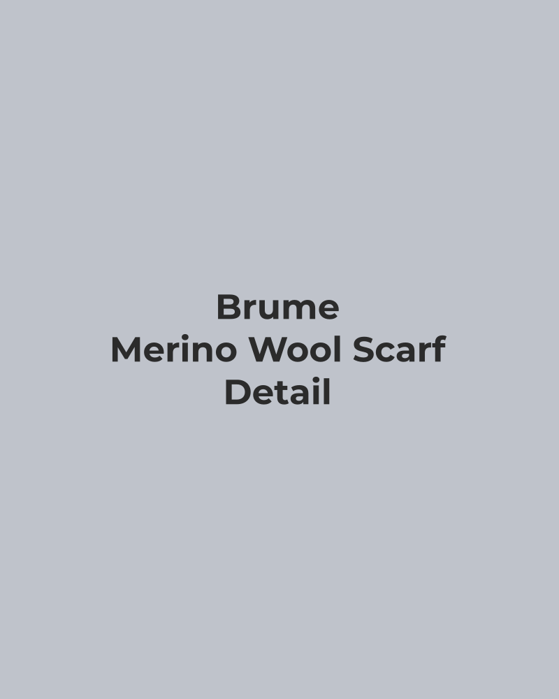 Merino Wool Scarf – detail