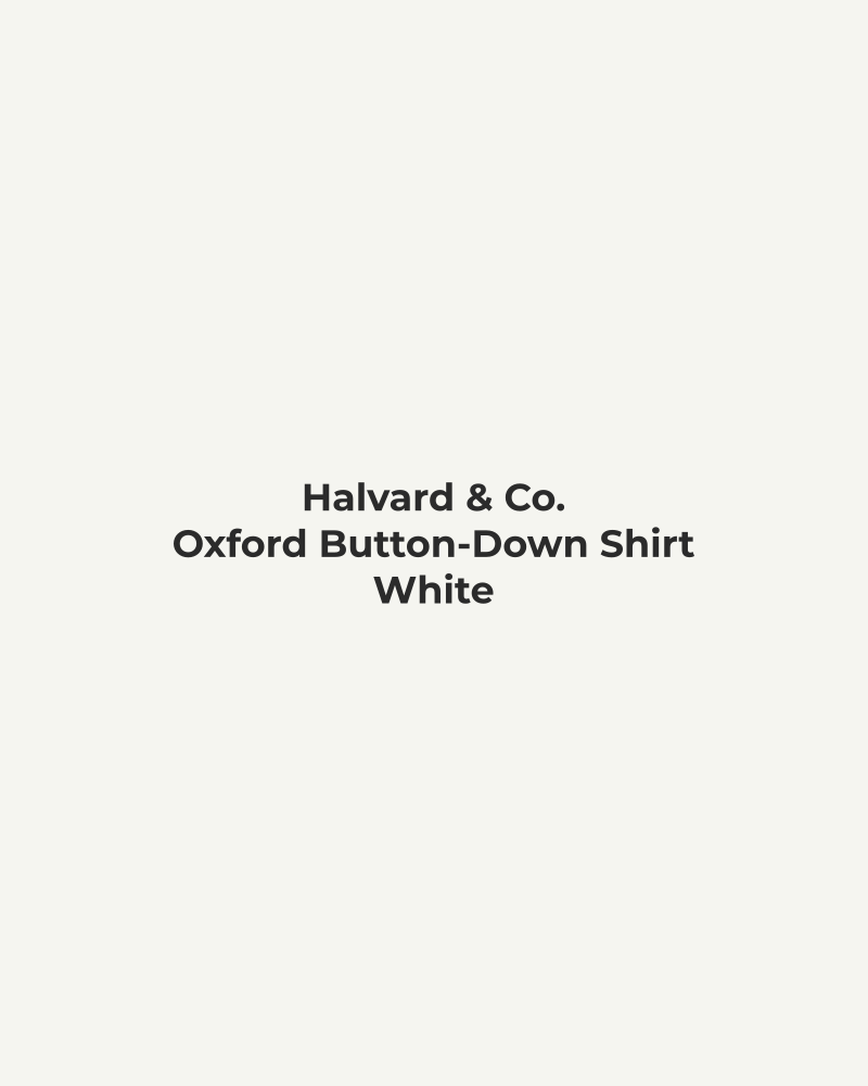 Oxford Button-Down Shirt – White