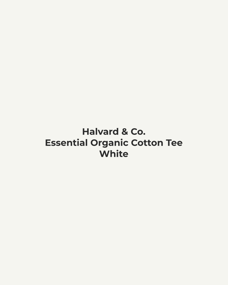 Essential Organic Cotton Tee – White