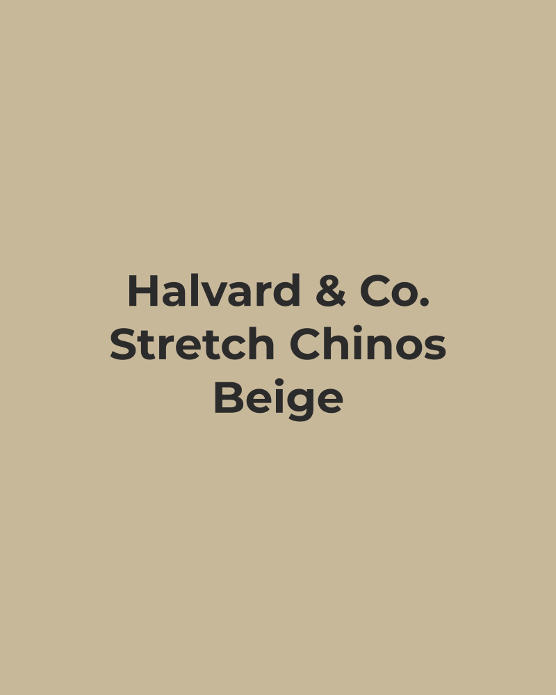 Stretch Chinos – Beige