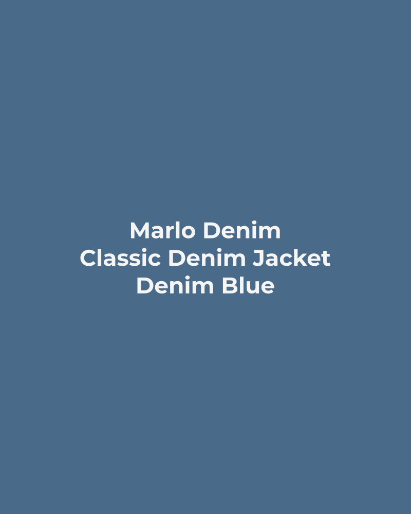 Classic Denim Jacket – Denim Blue
