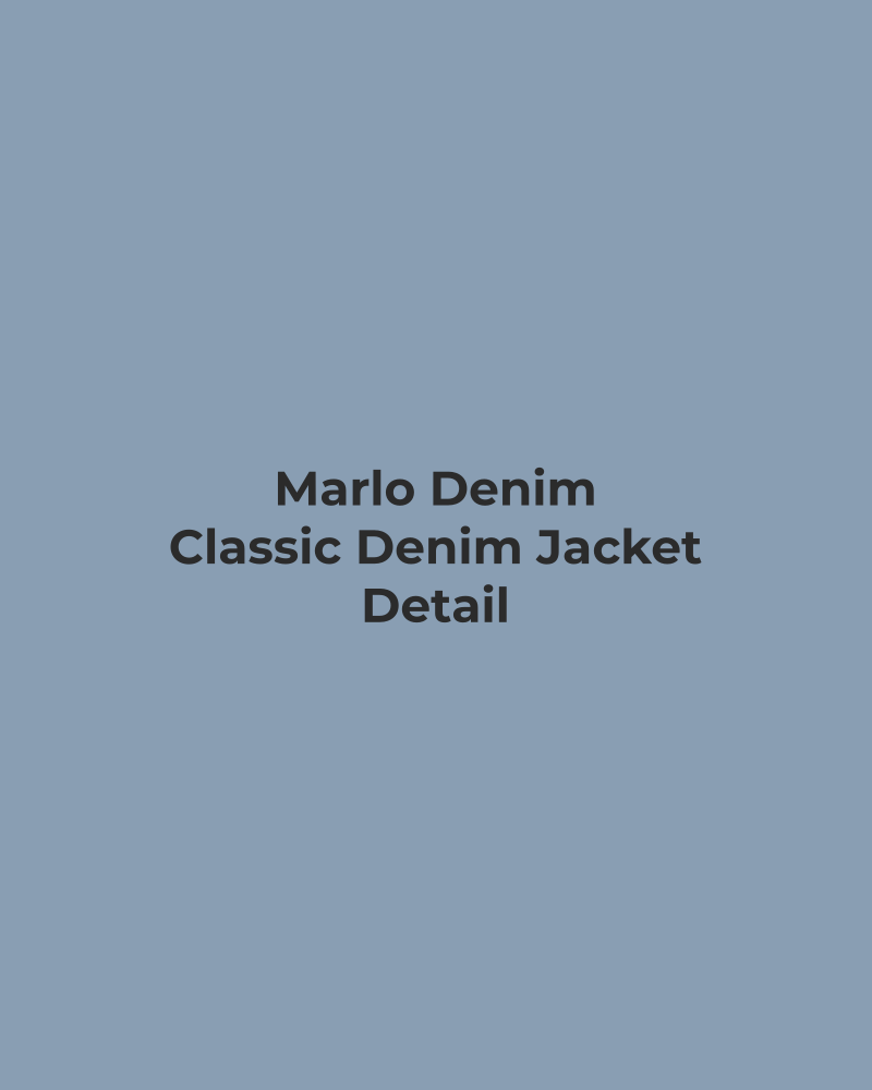Classic Denim Jacket – detail