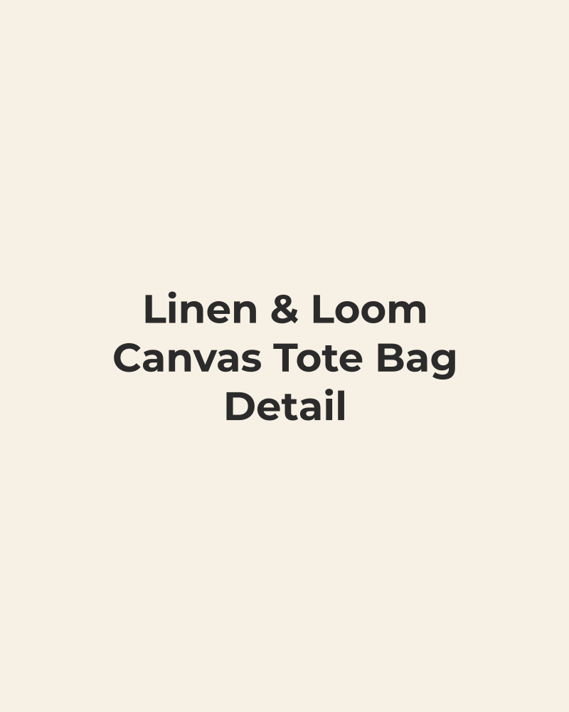 Canvas Tote Bag – detail