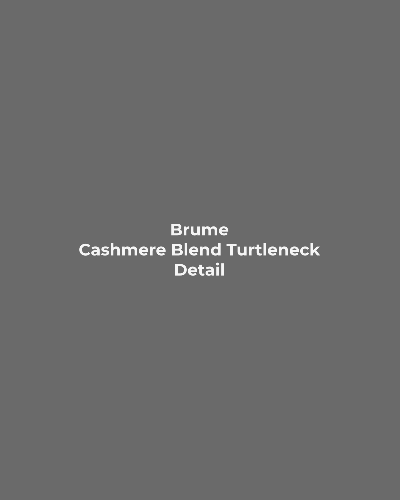 Cashmere Blend Turtleneck – detail