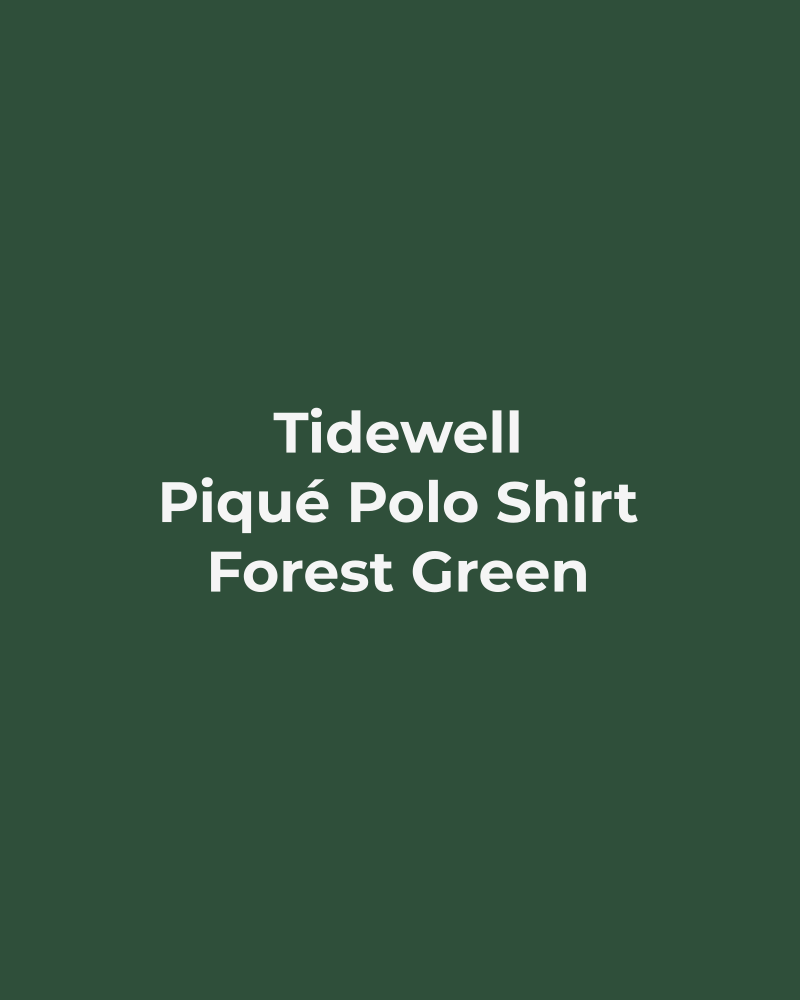 Piqué Polo Shirt – Forest Green