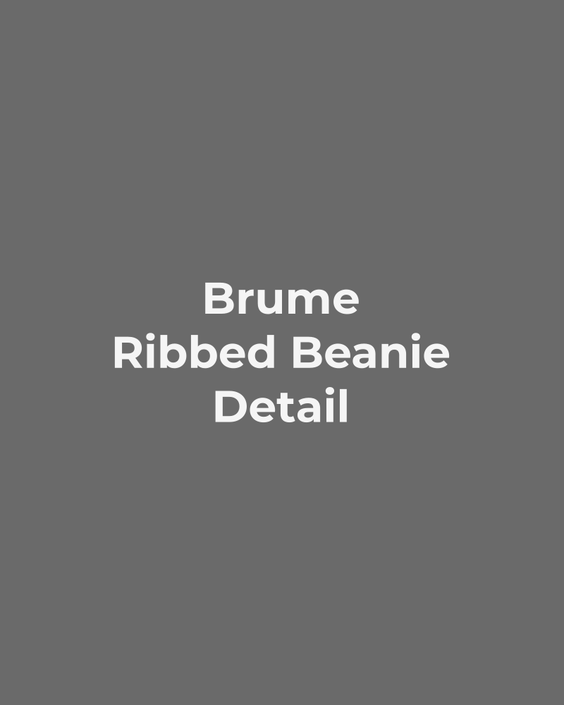 Ribbed Beanie – detail