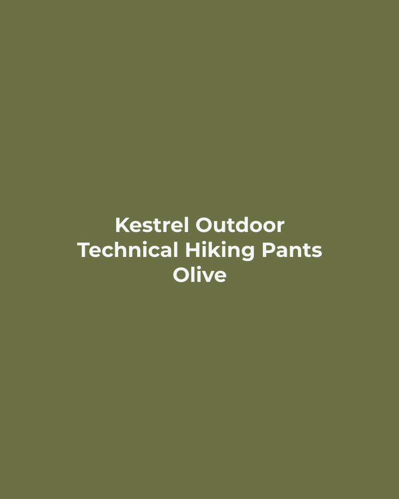 Technical Hiking Pants – Olive