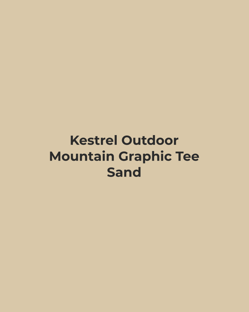 Mountain Graphic Tee – Sand