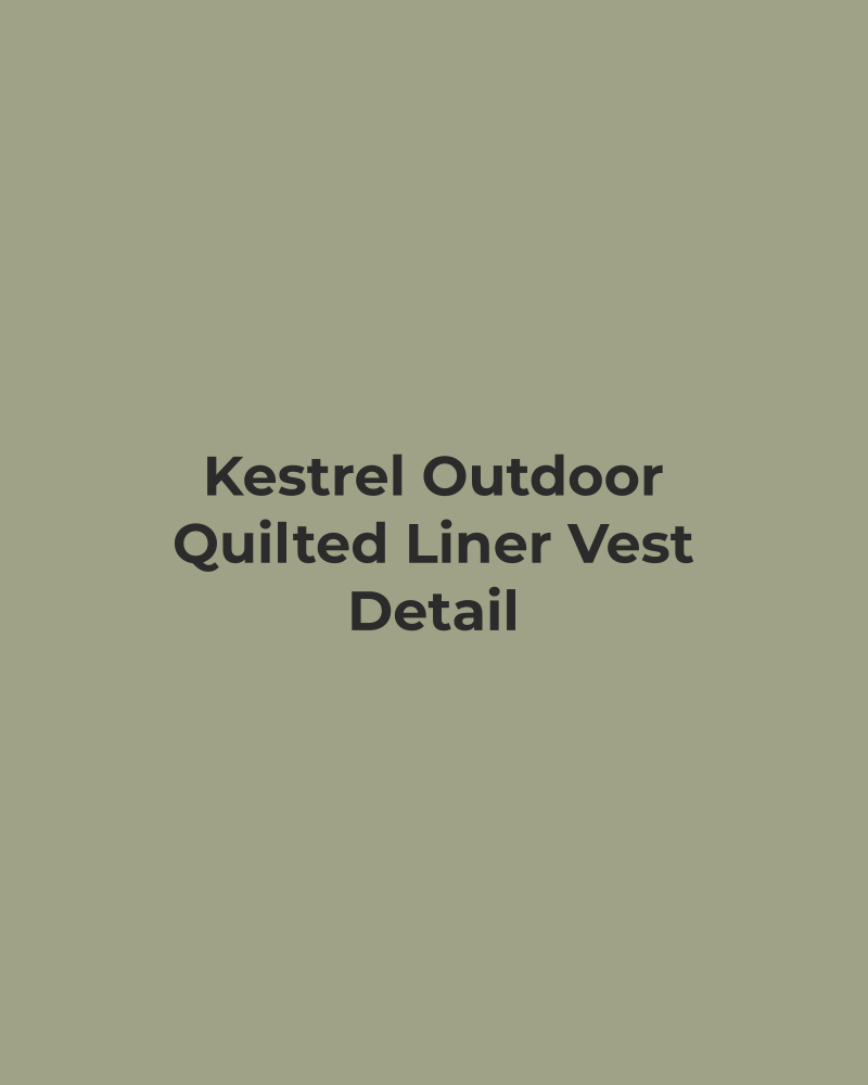 Quilted Liner Vest – detail