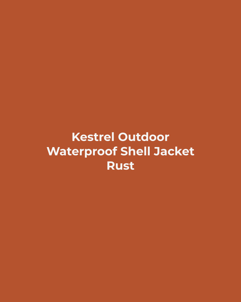 Waterproof Shell Jacket – Rust