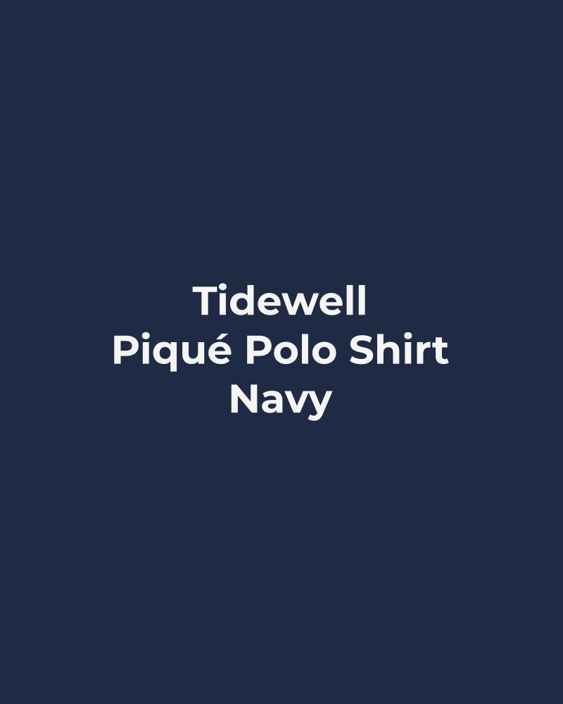 Piqué Polo Shirt – Navy