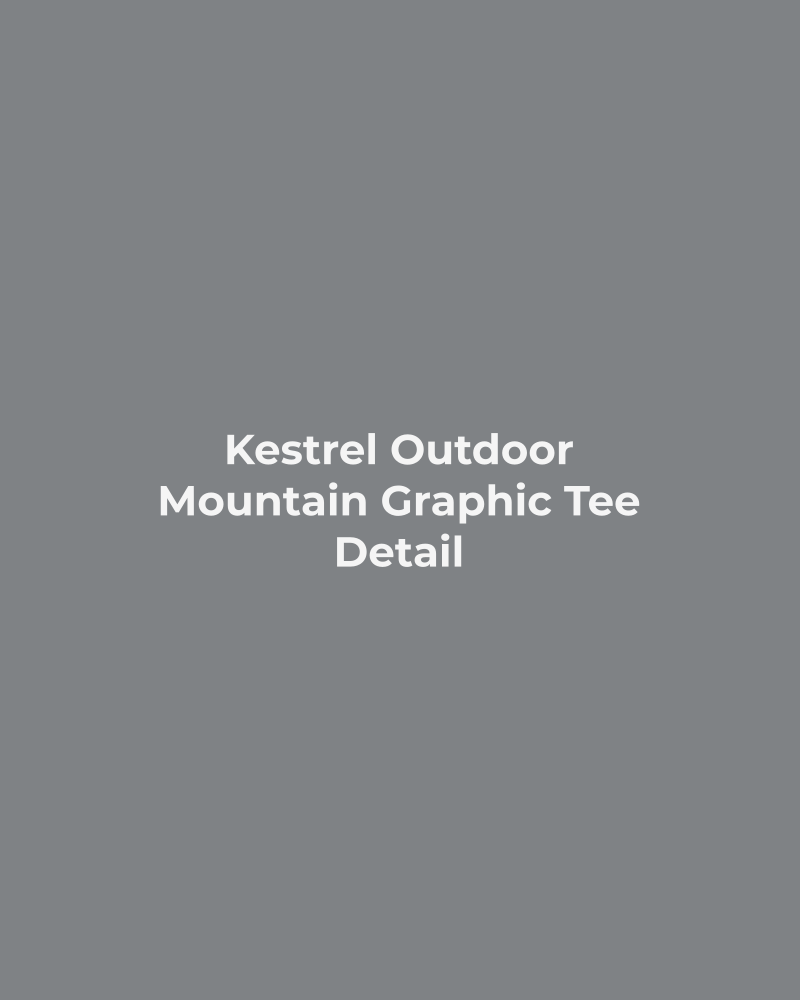 Mountain Graphic Tee – detail